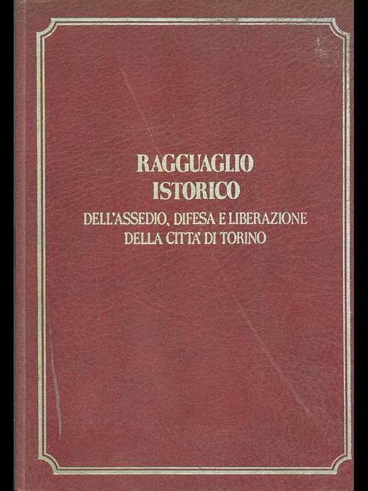 Ragguaglio istorico - copertina