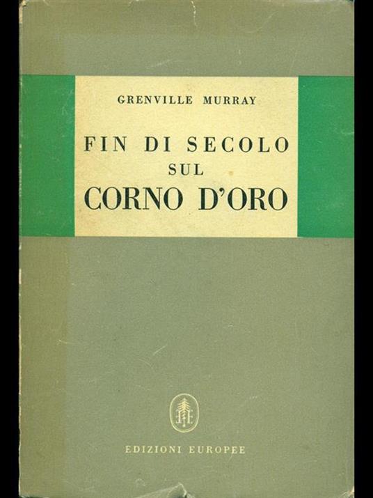 Fin di secolo sul corno d'oro - copertina