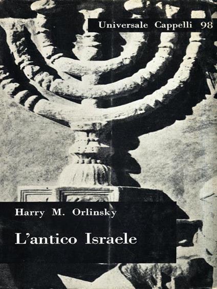 L' antico Israele - H.M. Orlinsky - copertina