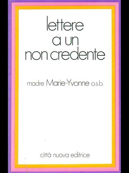 Lettere a un non credente - copertina