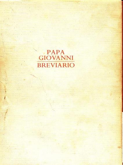 Breviario - copertina