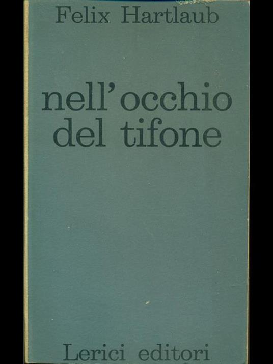 Nell'occhio del tifone - copertina