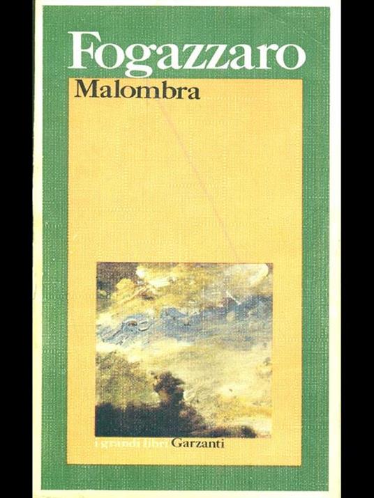 Malombra - Antonio Fogazzaro - copertina