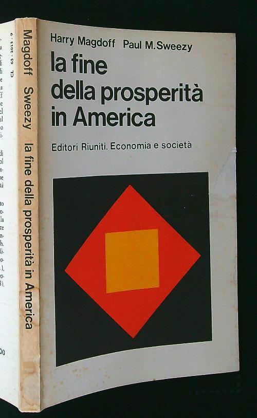 La fine della prosperità in America