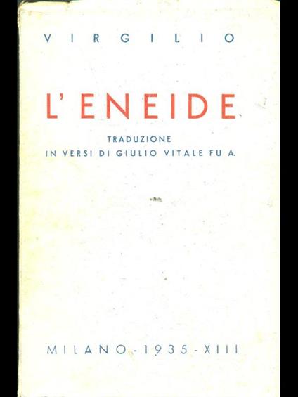 L' eneide - Publio Virgilio Marone - copertina