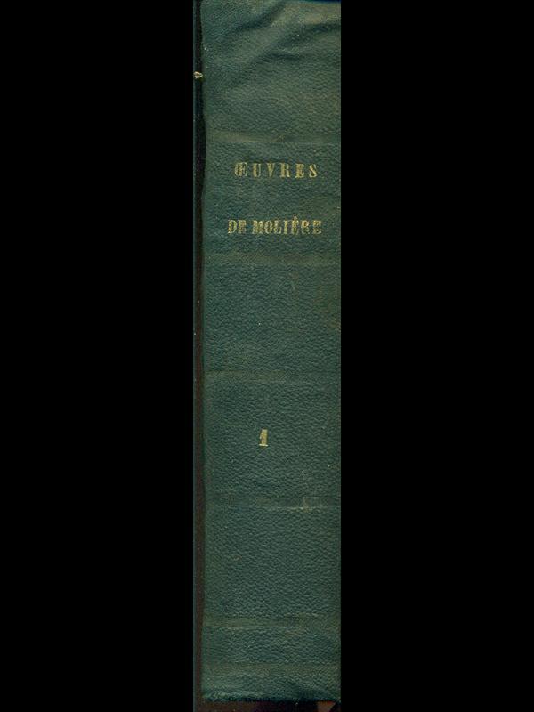 Oeuvres completes de Moliere tomo 1