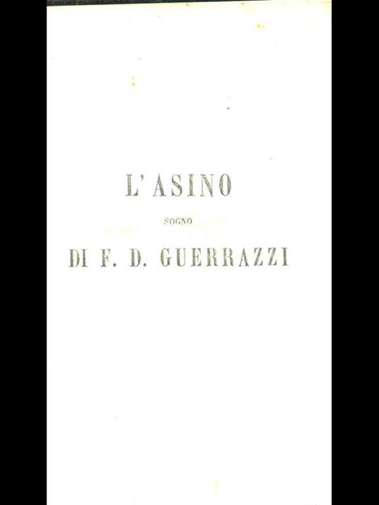 L' asino - copertina