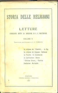 Storia delle religioni. letture volume V - 2