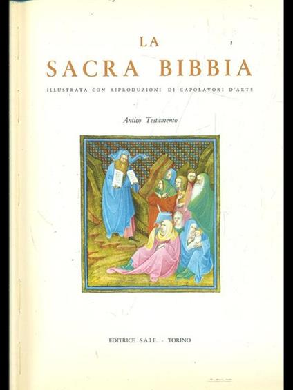 La sacra bibbia - copertina