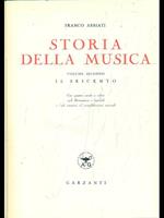 Storia della musica Vol. 2. Il seicento