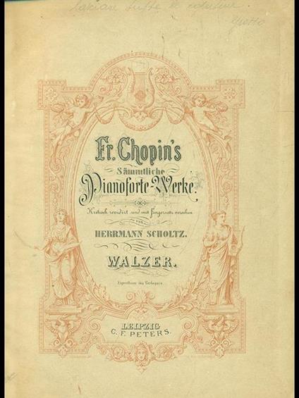 Pianoforte Werke Walzer - copertina