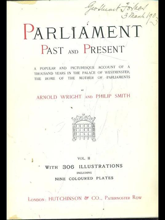 Parliament. Past & Present. Vol.2 - Philip Smith - copertina