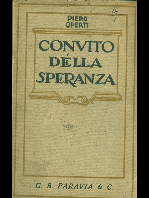 Convito della speranza