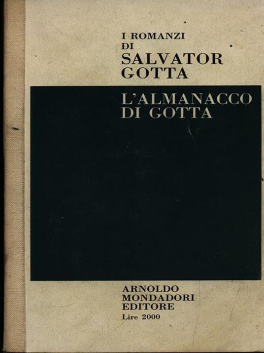 L' almanacco di Gotta - Salvatore Gotta - copertina