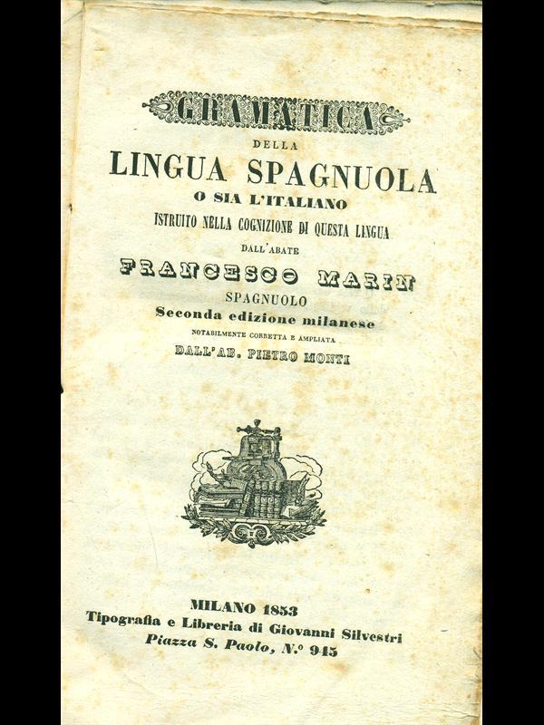 Gramatica della lingua spagnuola