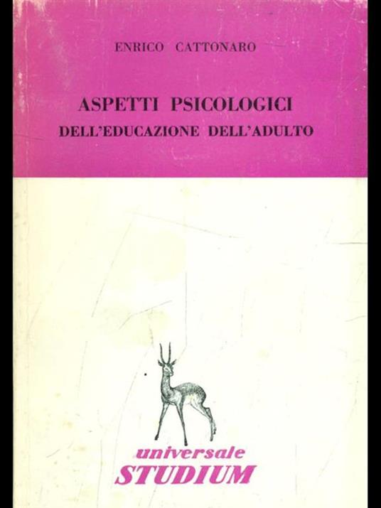 Aspetti psicologici dell'educazione dell'adulto - copertina