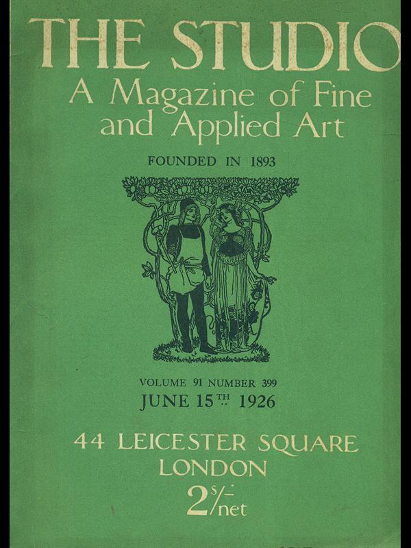 The Studio n. 91/399 june 15th 1926