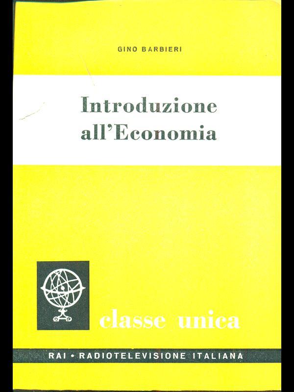 Introduzione all'economia