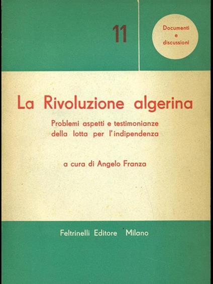 La Rivoluzione algerina - Angelo Franza - copertina