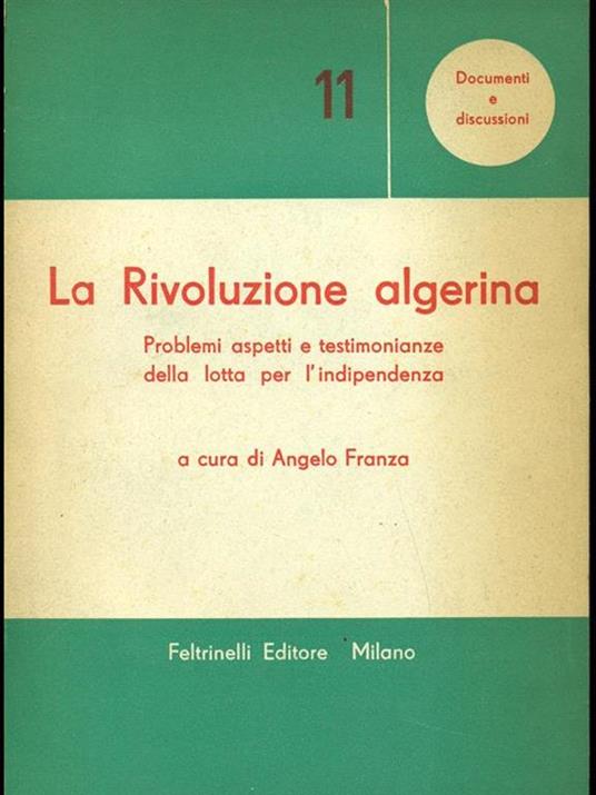 La Rivoluzione algerina - Angelo Franza - copertina