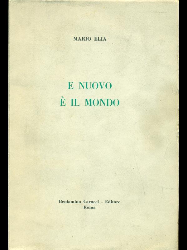 E nuovo é il mondo