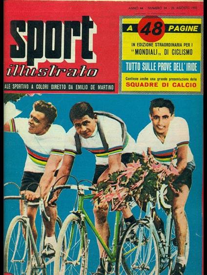Sport illustrato anno 44 n. 34 - Emiliano De Martino - copertina