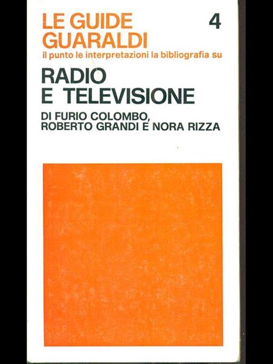 Radio e televisione - copertina