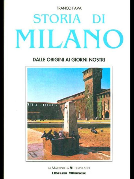 Storia di milano - Franco Fava - copertina