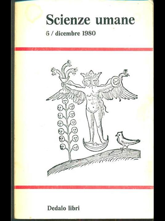 Scienze umane 6/dicembre 1980 - copertina