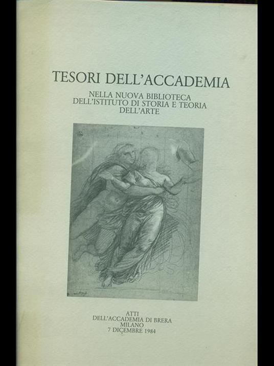 Tesori dell'Accademia - copertina