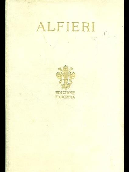Vita - Vittorio Alfieri - copertina