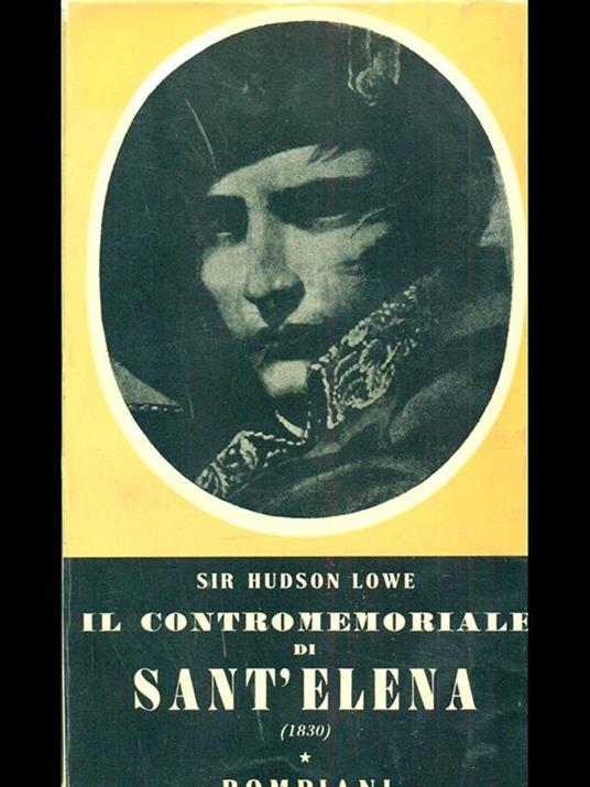 Il contromemoriale di Sant'Elena - Hudson Lowe - copertina