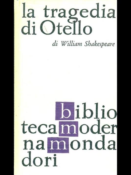 La tragedia di Otello - William Shakespeare - copertina