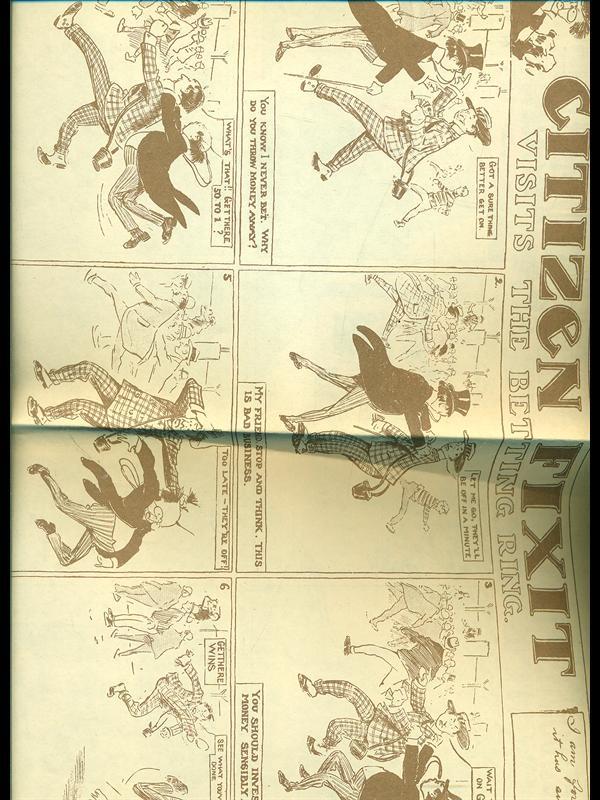 Citizen fixit visits the betting ring