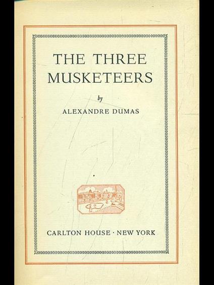 The Three musketeers - Alexandre Dumas - copertina