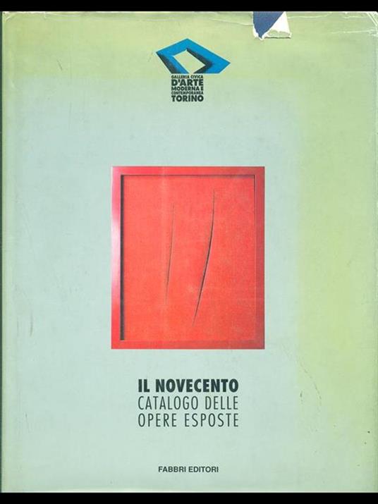 Il Novecento. Catalogo delle opere esposte - copertina