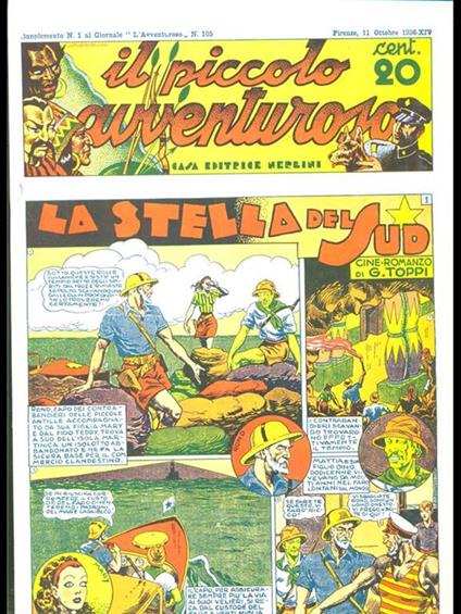 Il Piccolo Avventuroso. Vol. 1. Dal n1 al n 21. Dal 11 ottobre 1936 al 28 febbraio 1937 - copertina
