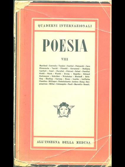 Poesia VIII - copertina