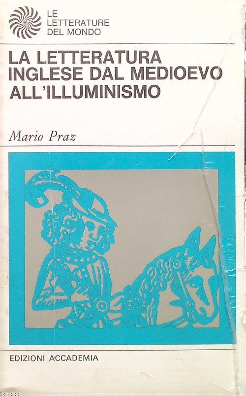 La letteratura inglese dal medioevo all'illuminismo