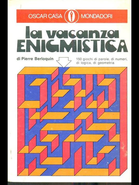 La vacanza Enigmistica - Pierre Berloquin - copertina