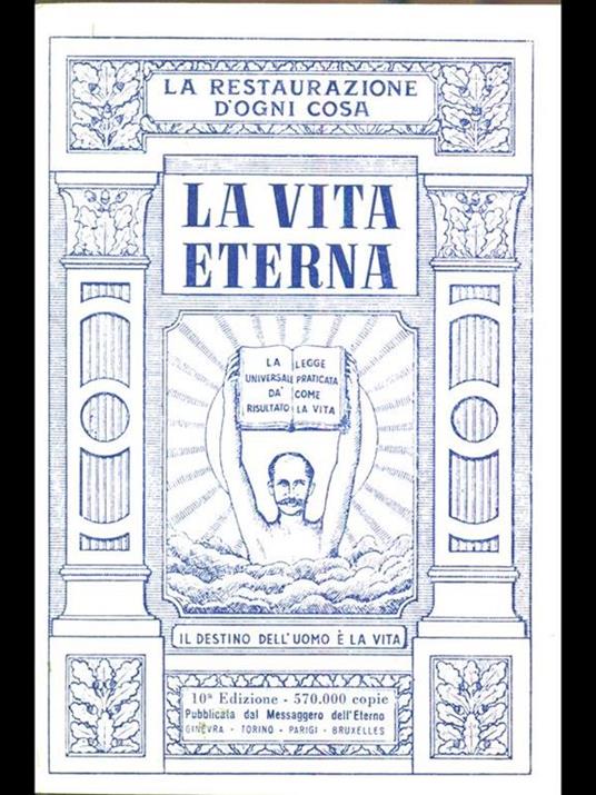 La vita eterna per l'umanita. Vol. III - copertina