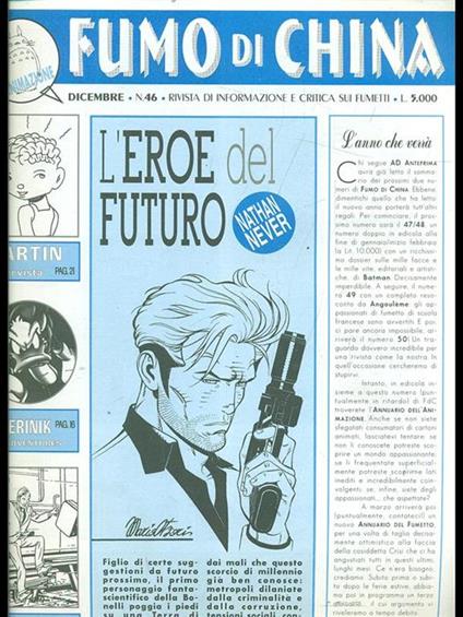Fumo di China n. 46/dicembre 1996 - copertina