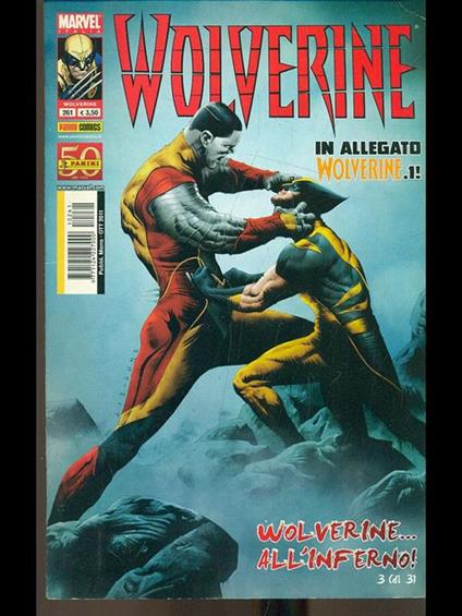 Wolverine n. 261/ottobre 2011 - copertina
