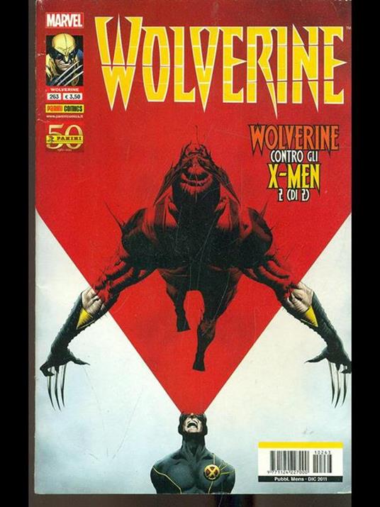 Wolverine n. 263/dicembre 2011 - copertina