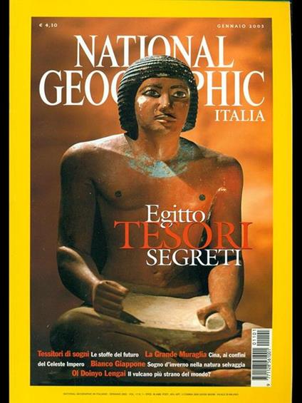 National Geographic Italia. Gennaio 2003Vol. 11 N. 1 - copertina