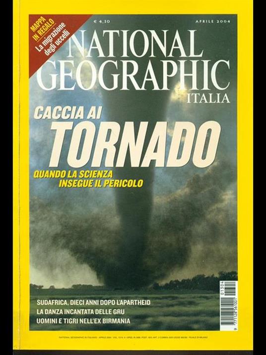 National Geographic Italia aprile 2004 - copertina