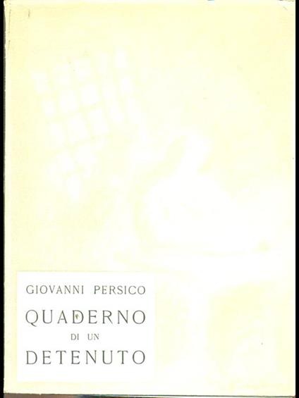 Quaderno di un detenuto - copertina