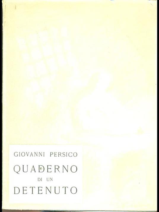 Quaderno di un detenuto - copertina
