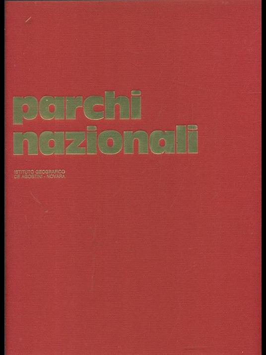 Parchi nazionali - copertina