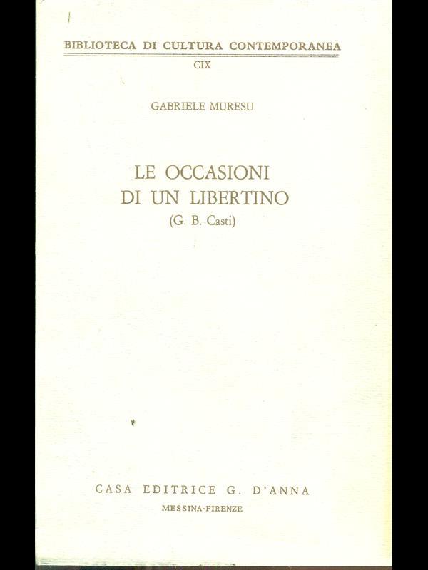 Le occasioni di un libertino